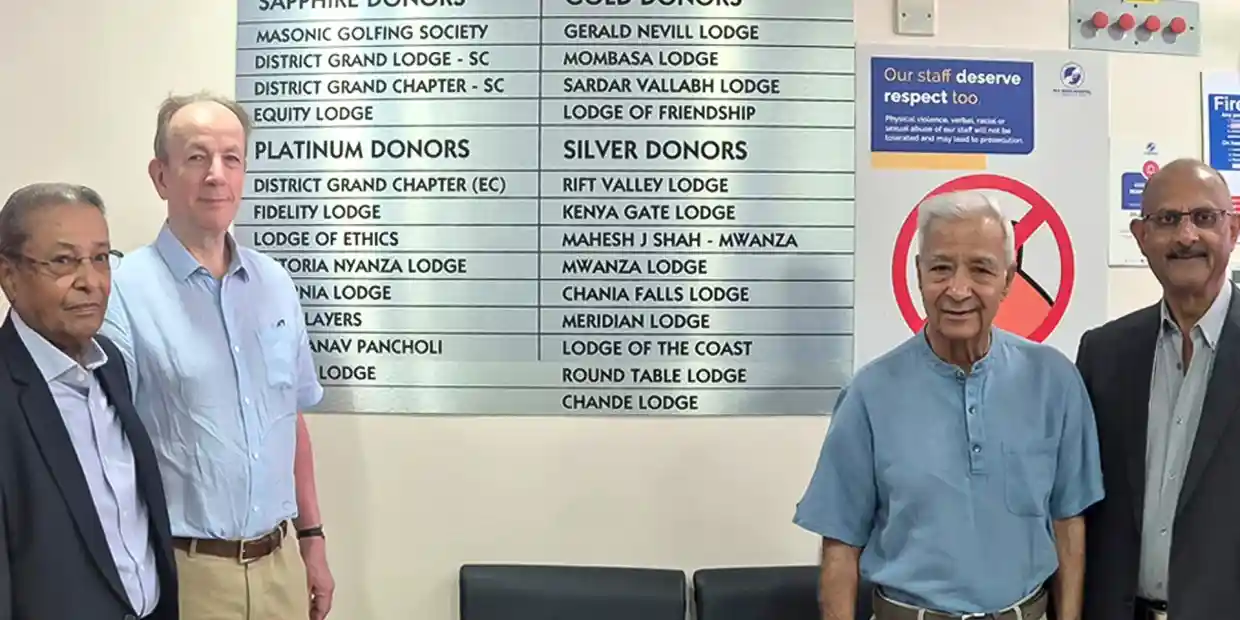 Freemasons serving the community